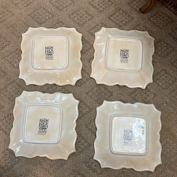Tabletops Unlimited Rue de Paris Salad Plates – Set of 4 - Picture 6 of 7